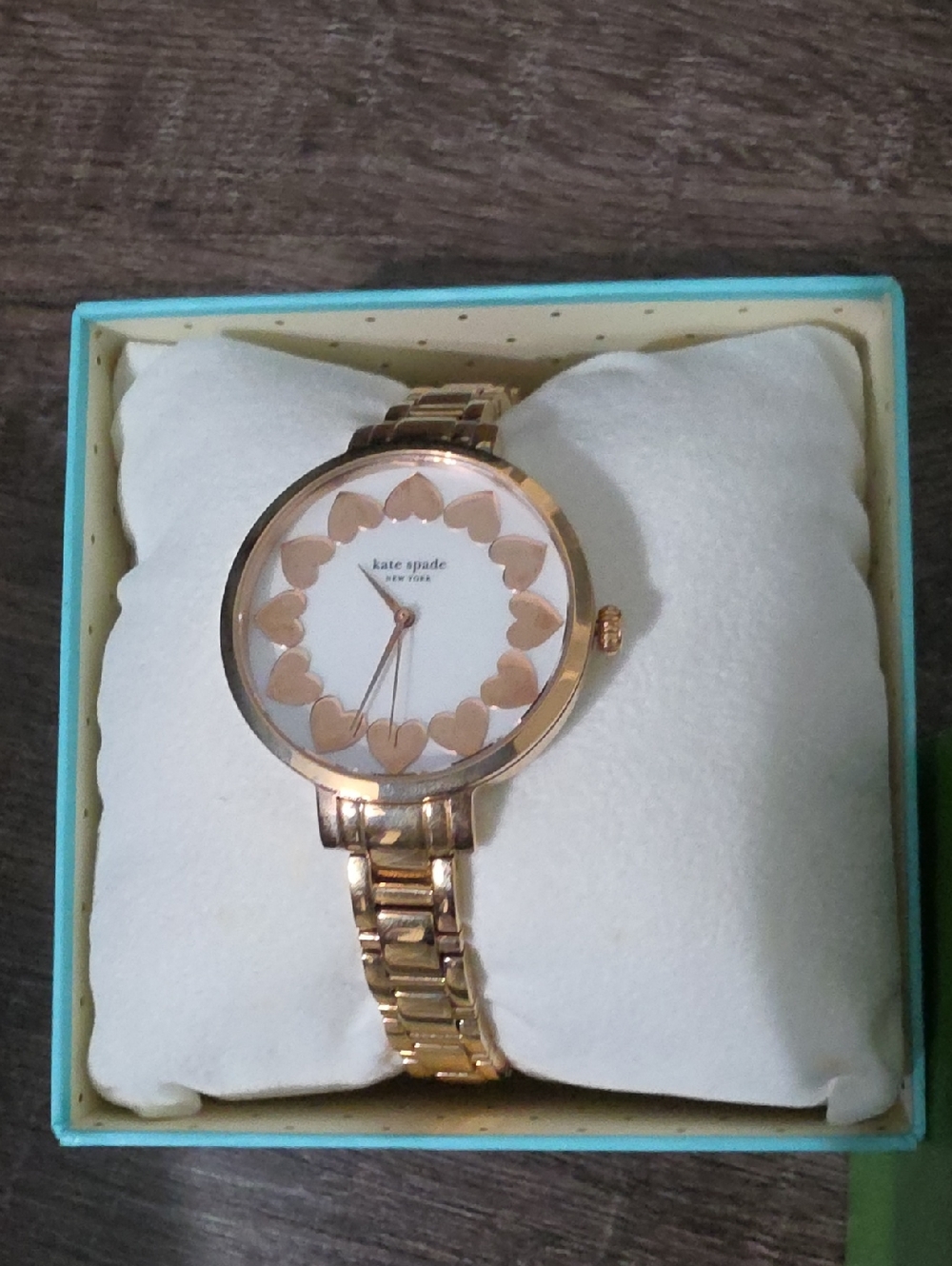 Kate Spade Rose Gold Heart Dial Bracelet Watch